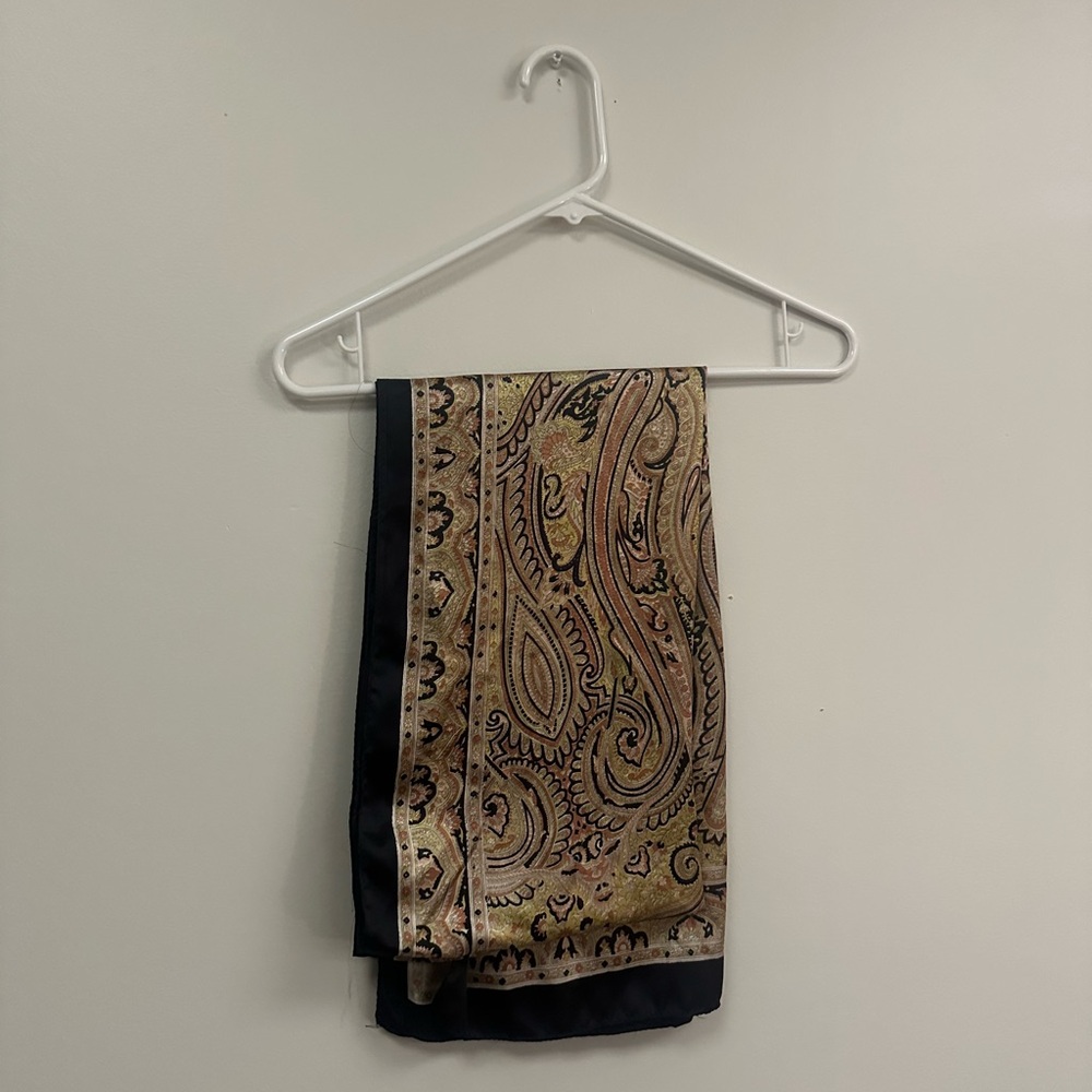 Beautiful long satin scarf